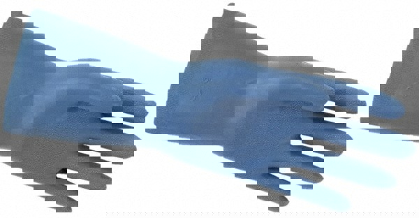 Chemical Resistant Gloves: Large, 18 mil Thick, Latex, Supported